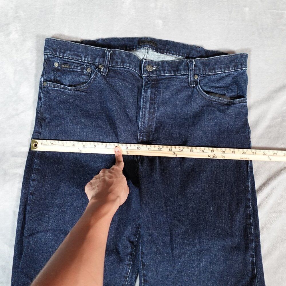 Polo Ralph Lauren The Prospect Stretch Straight Denim Jeans Mens 44 (Fits 41x32) - Picture 12 of 12